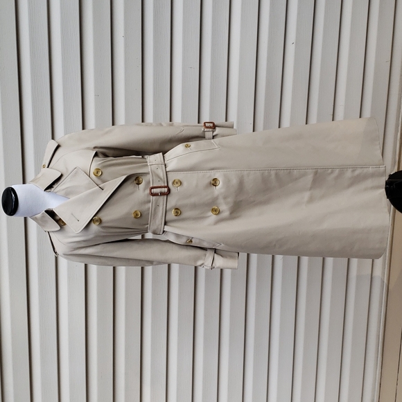 BURBERRYS VINTAGE CLASSIC NOVA CHECK LINED TRENCH COAT